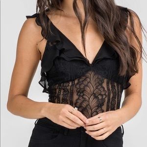 Black Lace Bodysuit